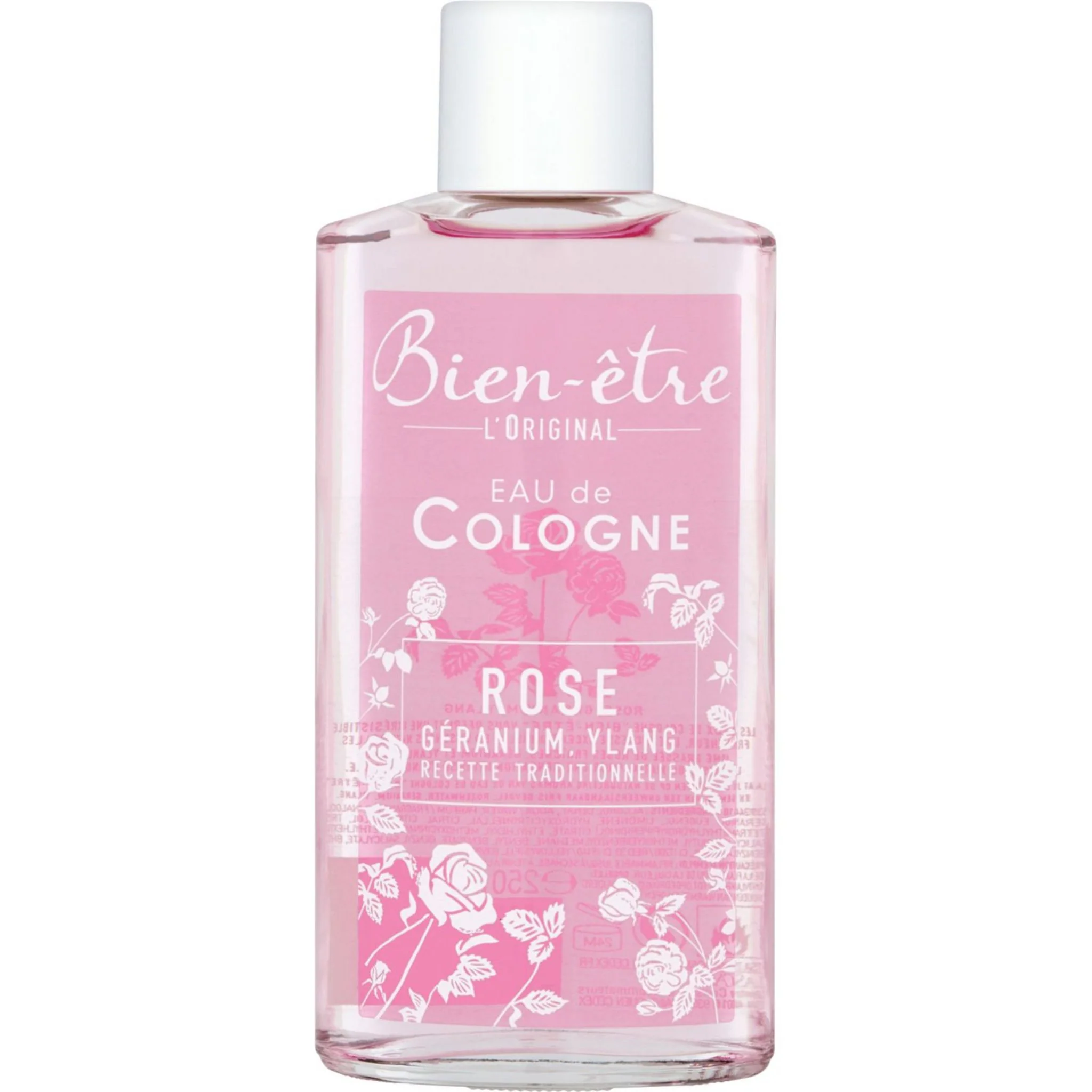 BIEN être Eau de cologne Rose Géranium Ylang 250ml -N12
