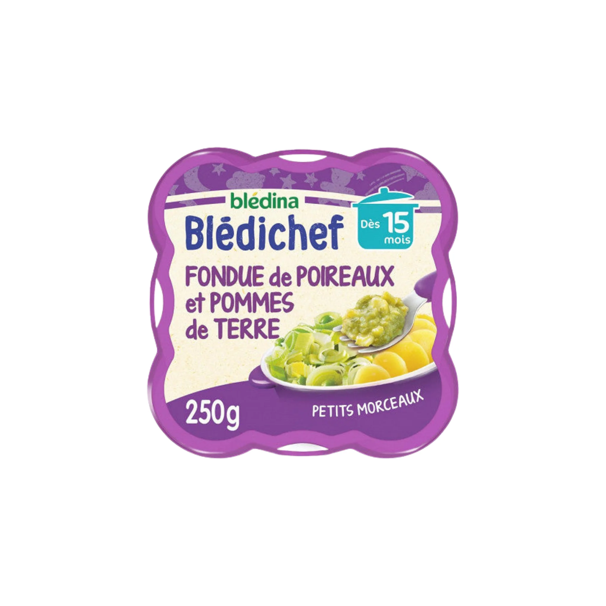 BLEDINA Bledichef fondue de poireaux et pommes de terre dès 15 mois 250g -D43