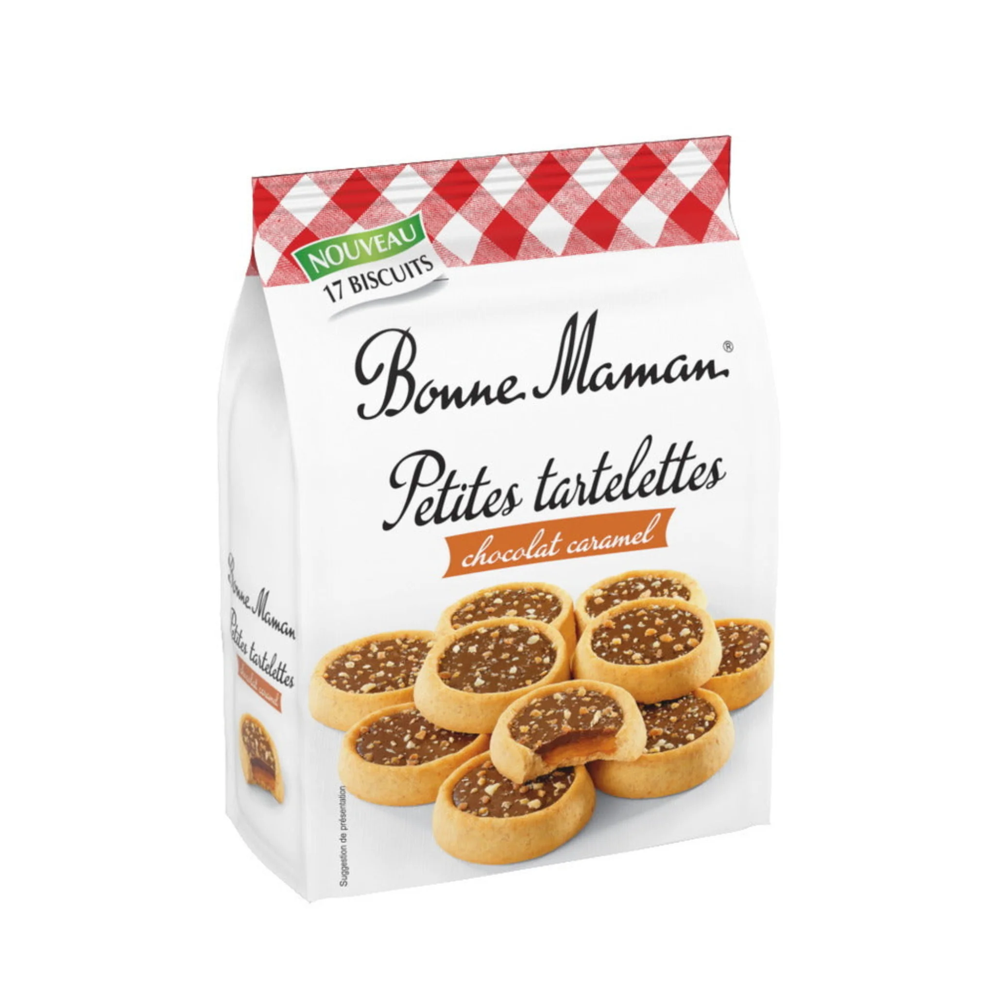 BONNE MAMAN Petites Tartelettes Chocolat et Caramel 250g -E64