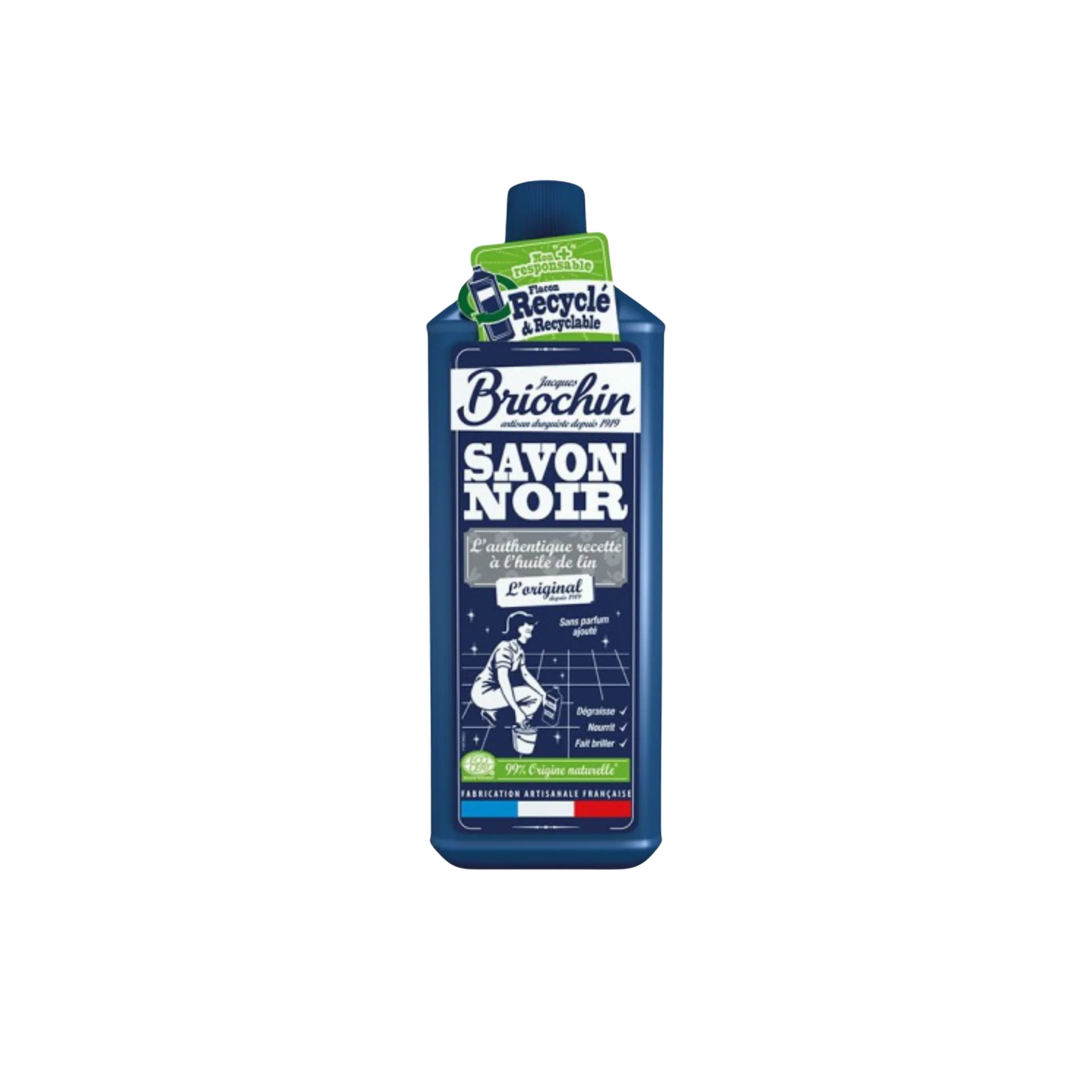 BRIOCHIN Nettoyant ménager savon noir liquide 1L -K53