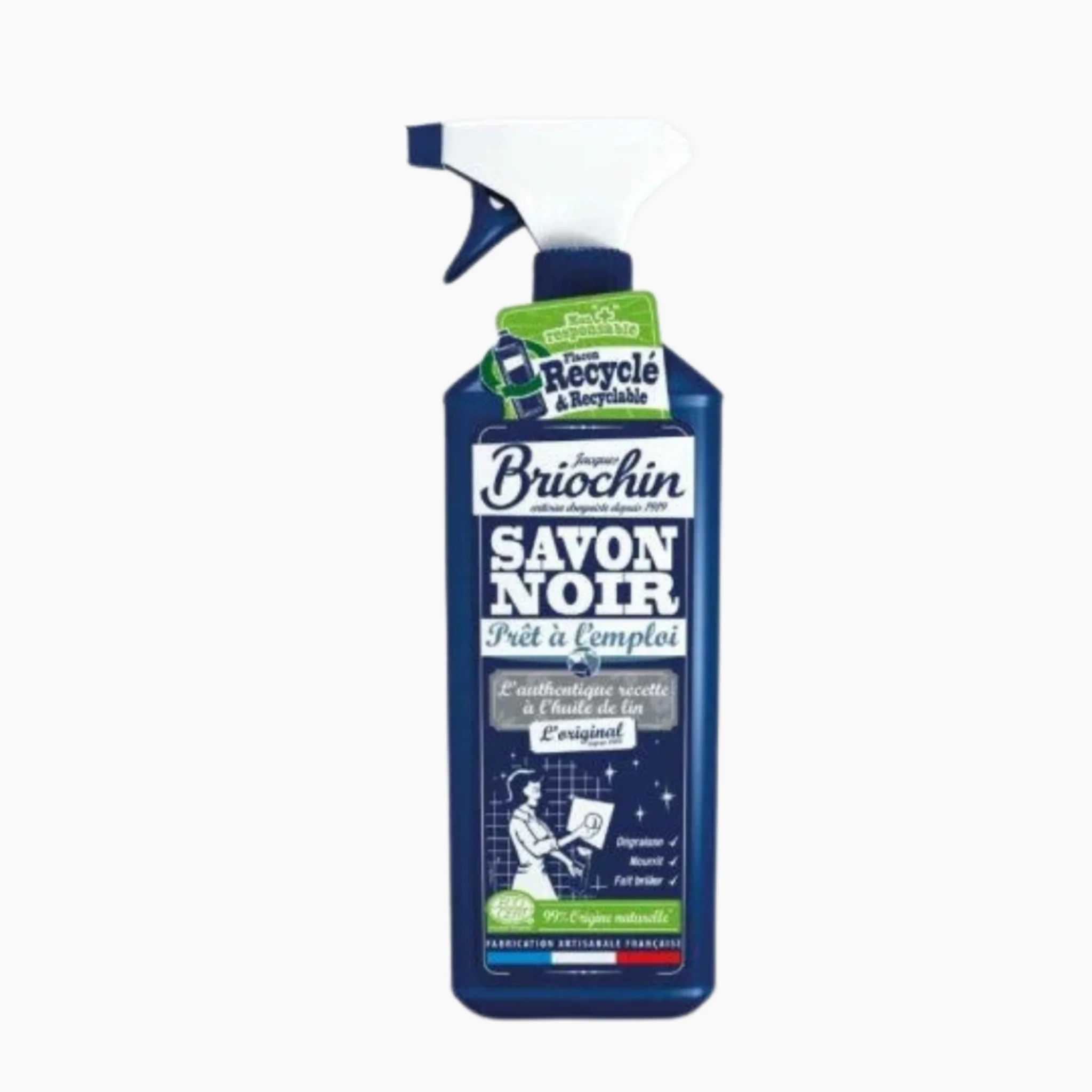 BRIOCHIN Pistolet Nettoyant ménager savon noir 750g -K23