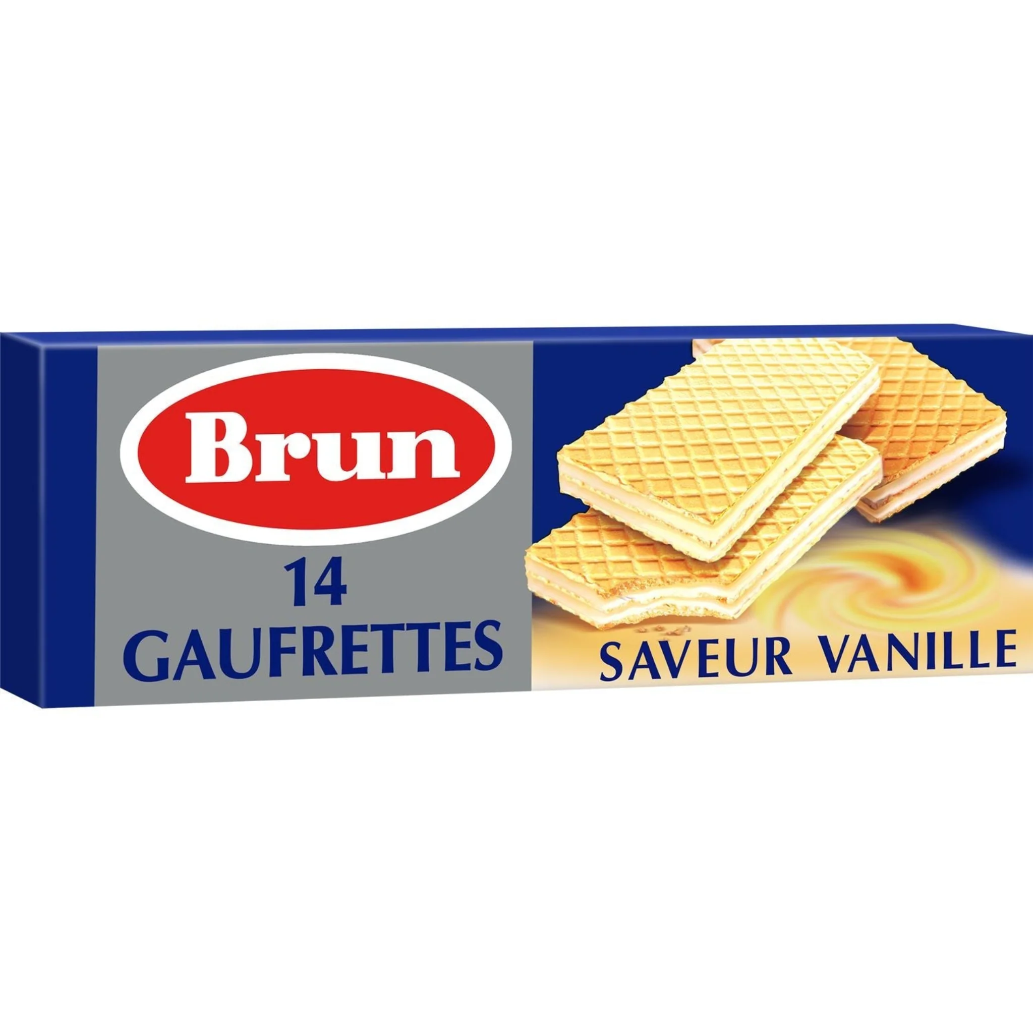 BRUN Biscuits gaufrettes fourrées à la vanille 146g -A143