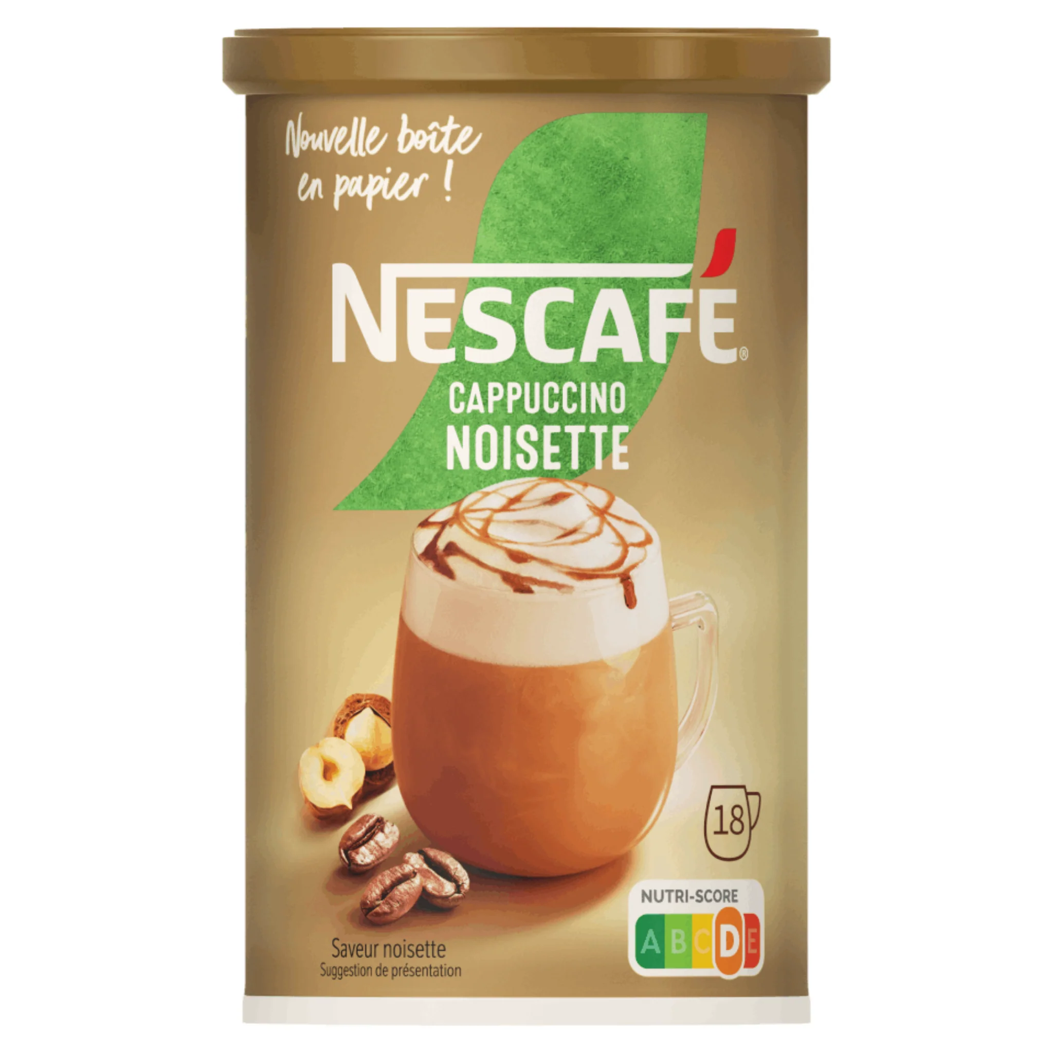 NESCAFE Cappuccino Noisette, Café soluble 270g -F124