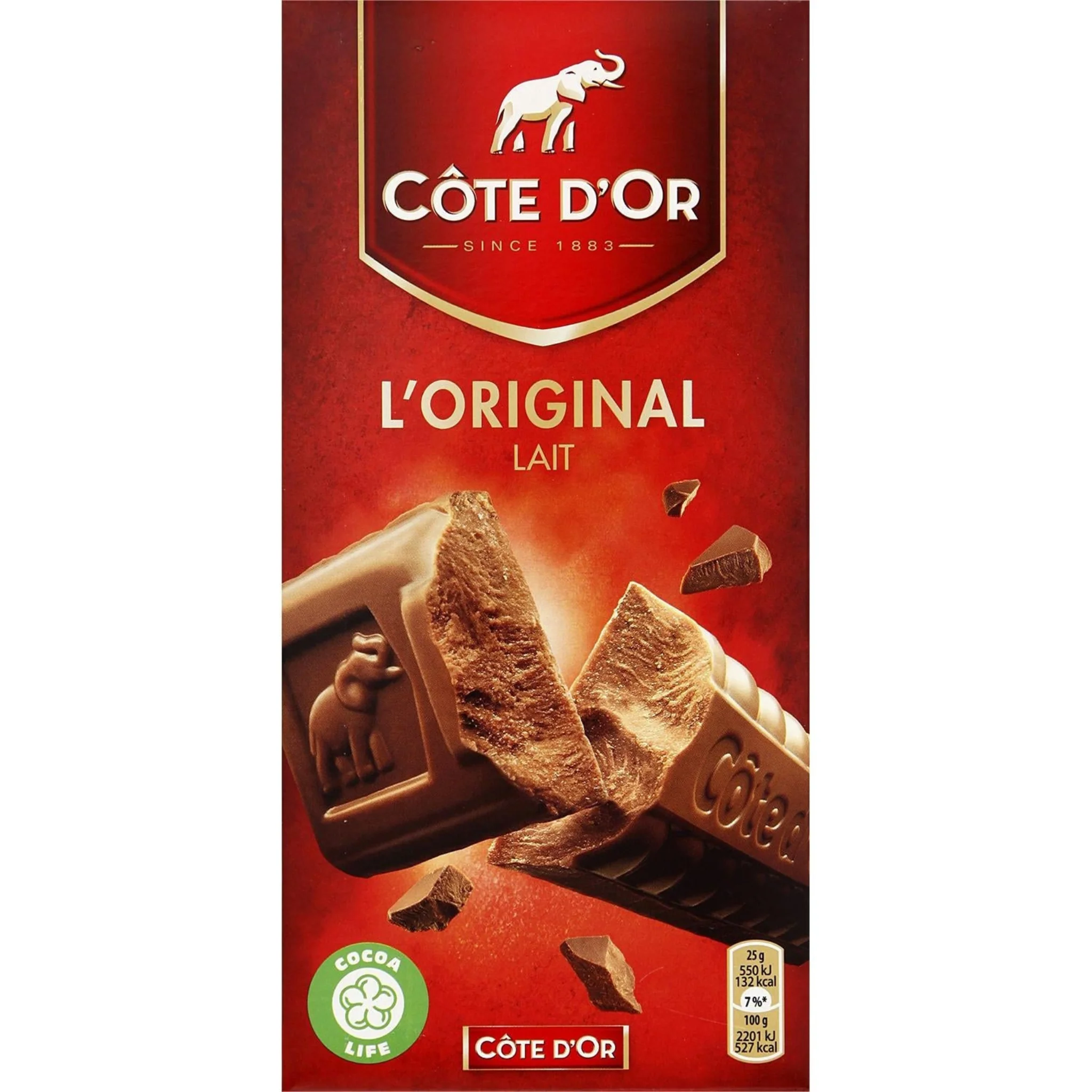 COTE D'OR Chocolat au Lait Extra Fin 200g -B112