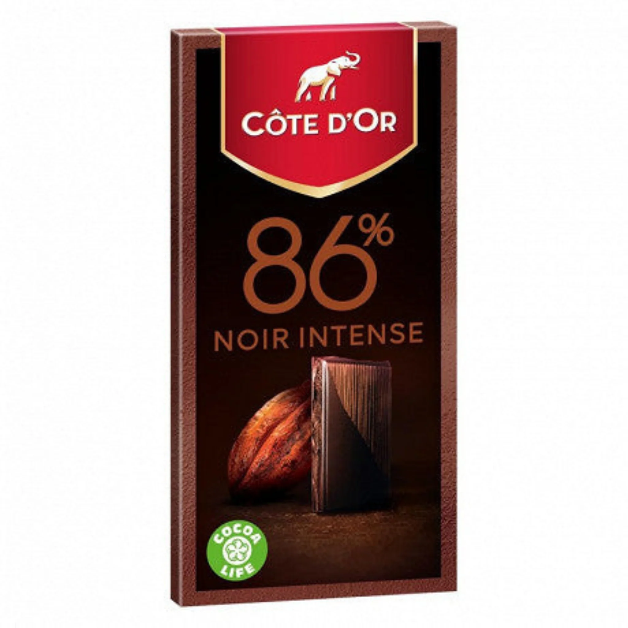 COTE D'OR Noir de Noir 86% 100g -B72