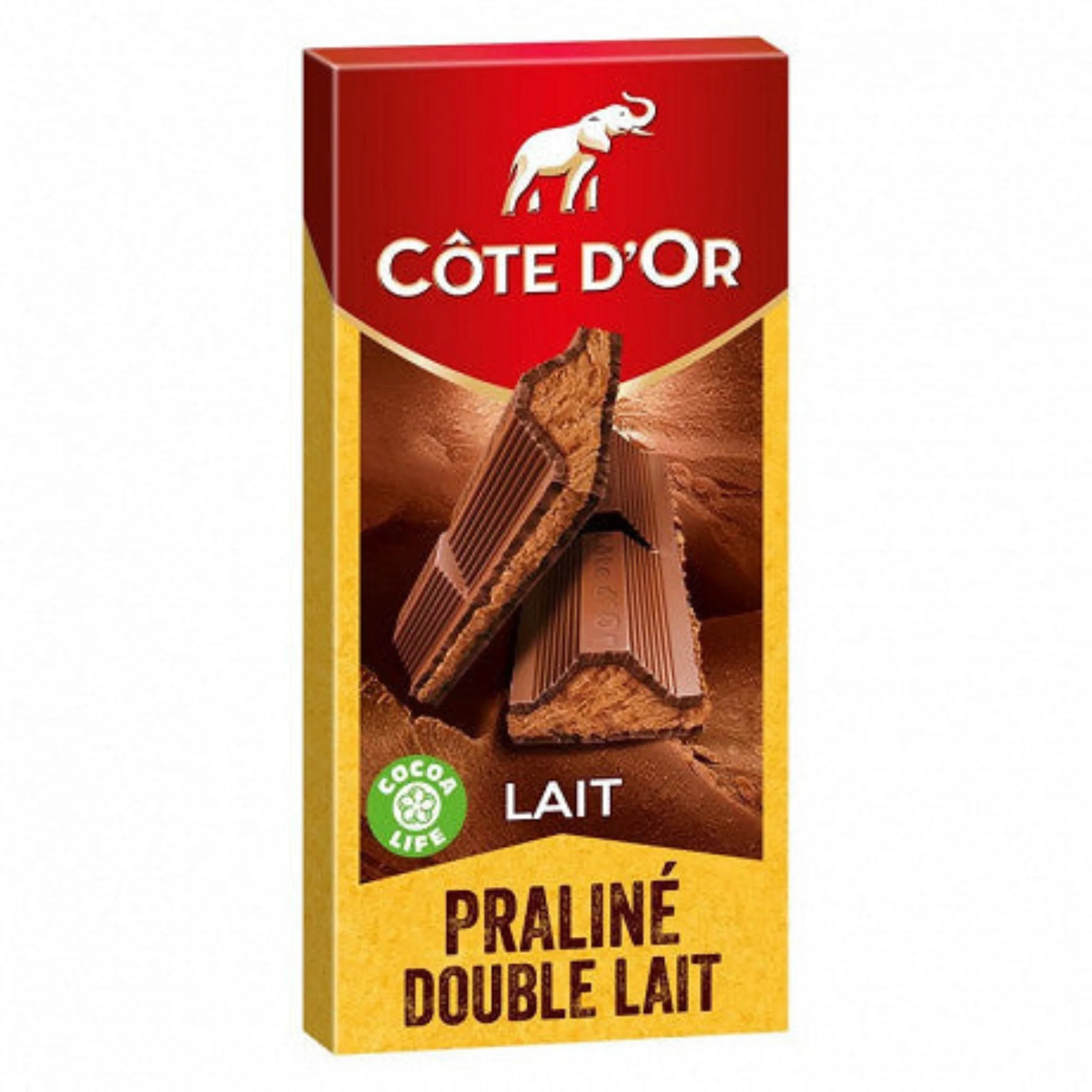 COTE D'OR Praliné Fondant double Lait 200g -B52