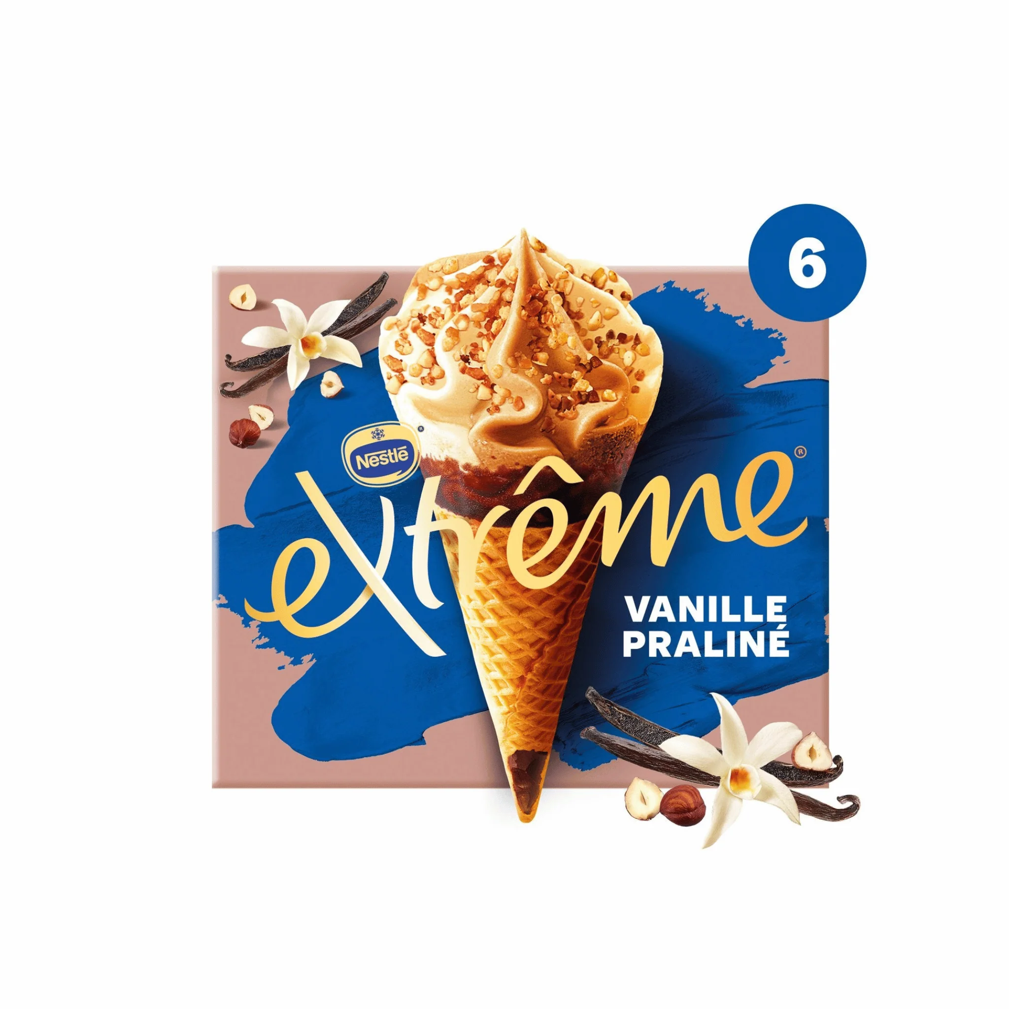 EXTREME Glaces Vanille Praliné 426g