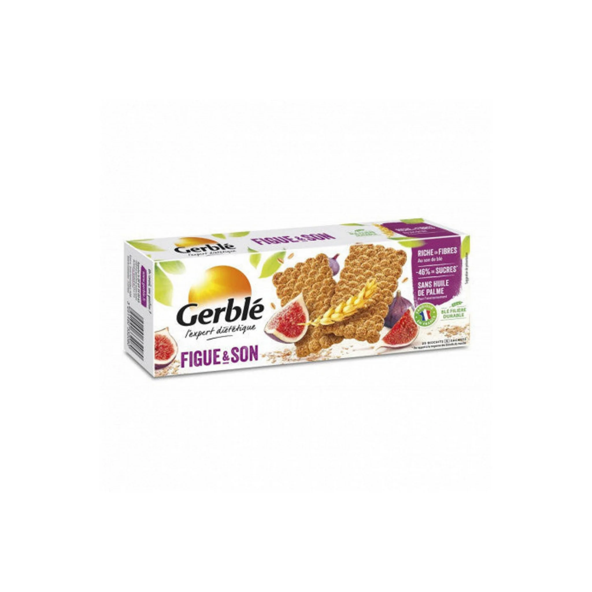 GERBLE Biscuits figue et son 210g -D72