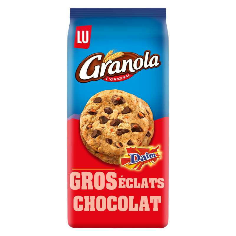 LU granola Extra cookies daim 184g -A34