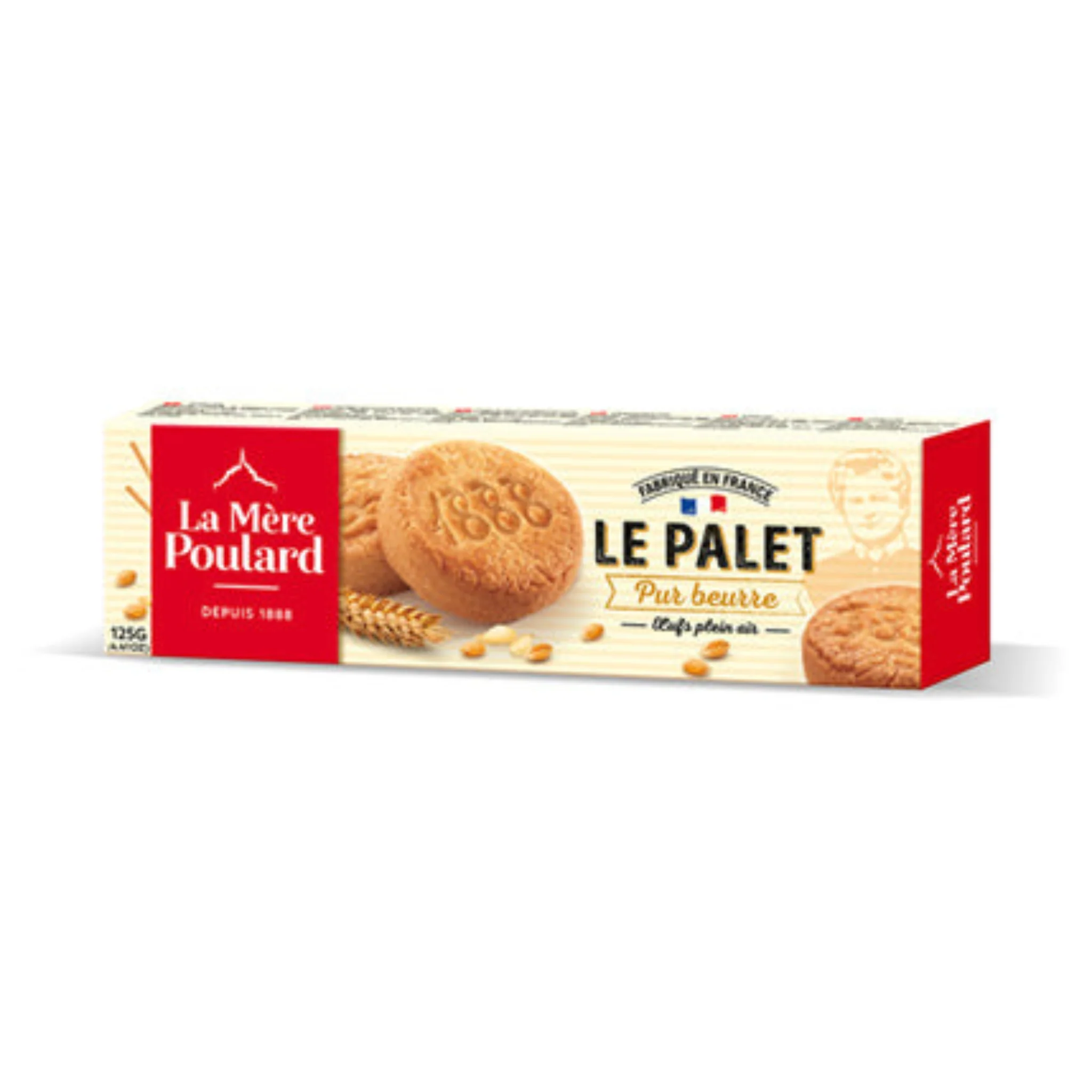 LA MERE POULARD Palets pur Beurre 125g -A162