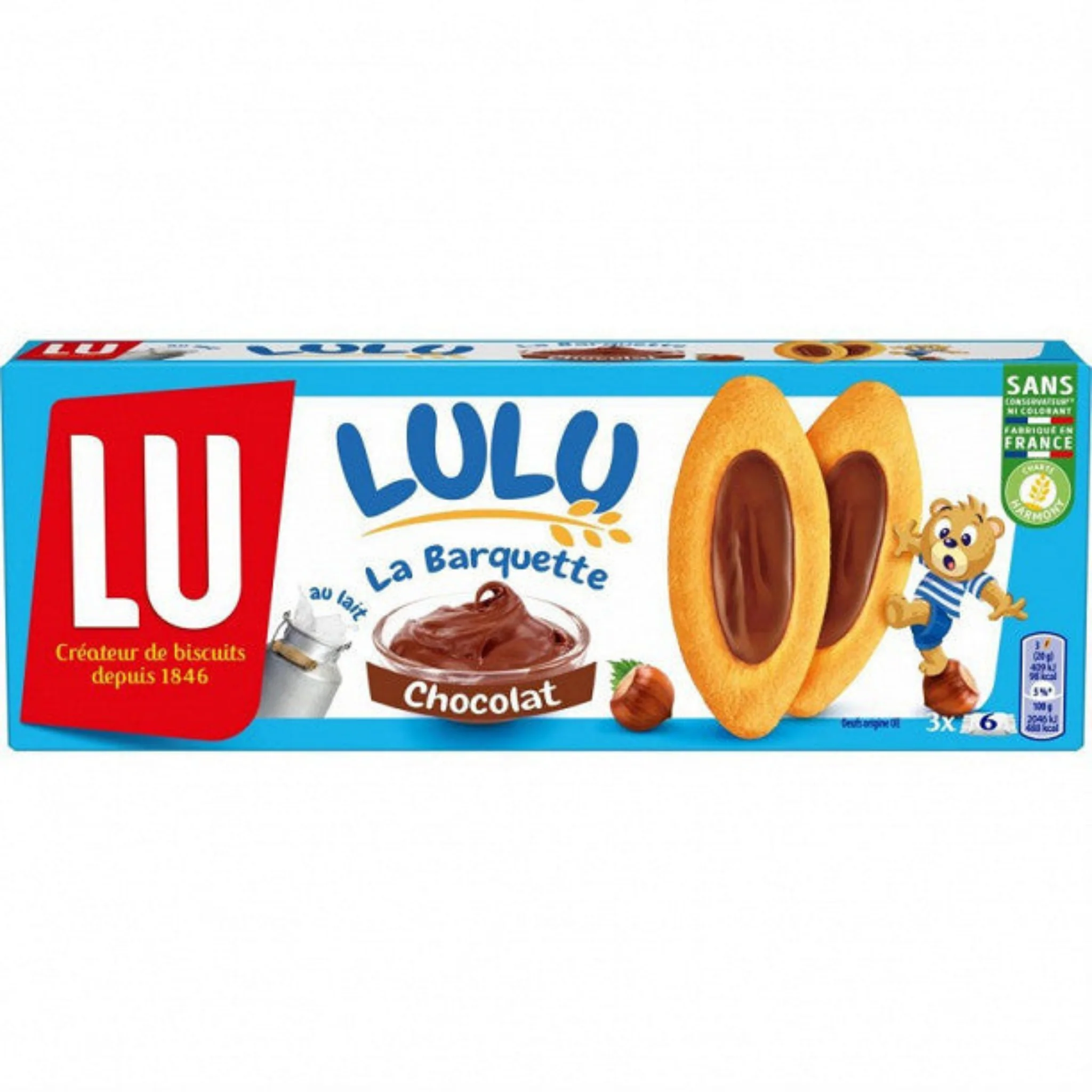 LU Barquette Chocolat 120g -M31