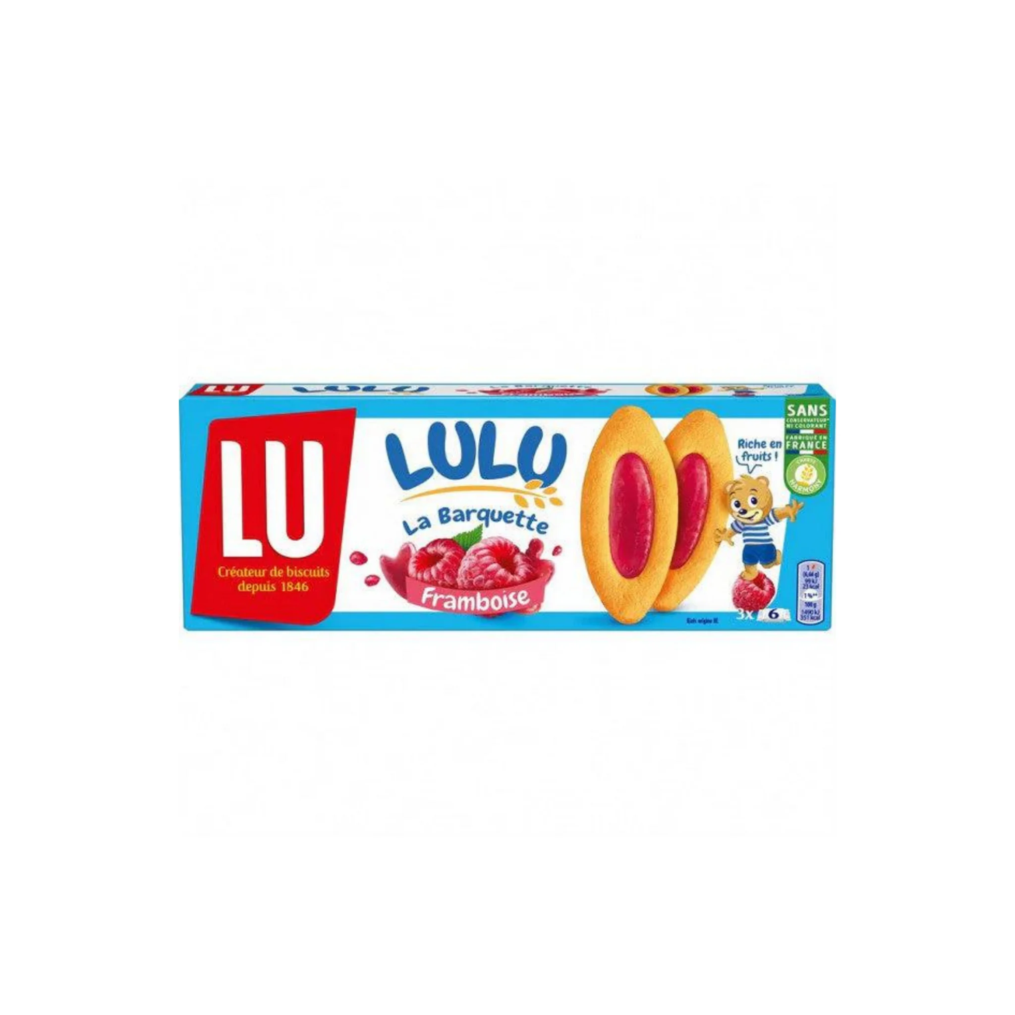 LU Barquette Framboise 120g -M22