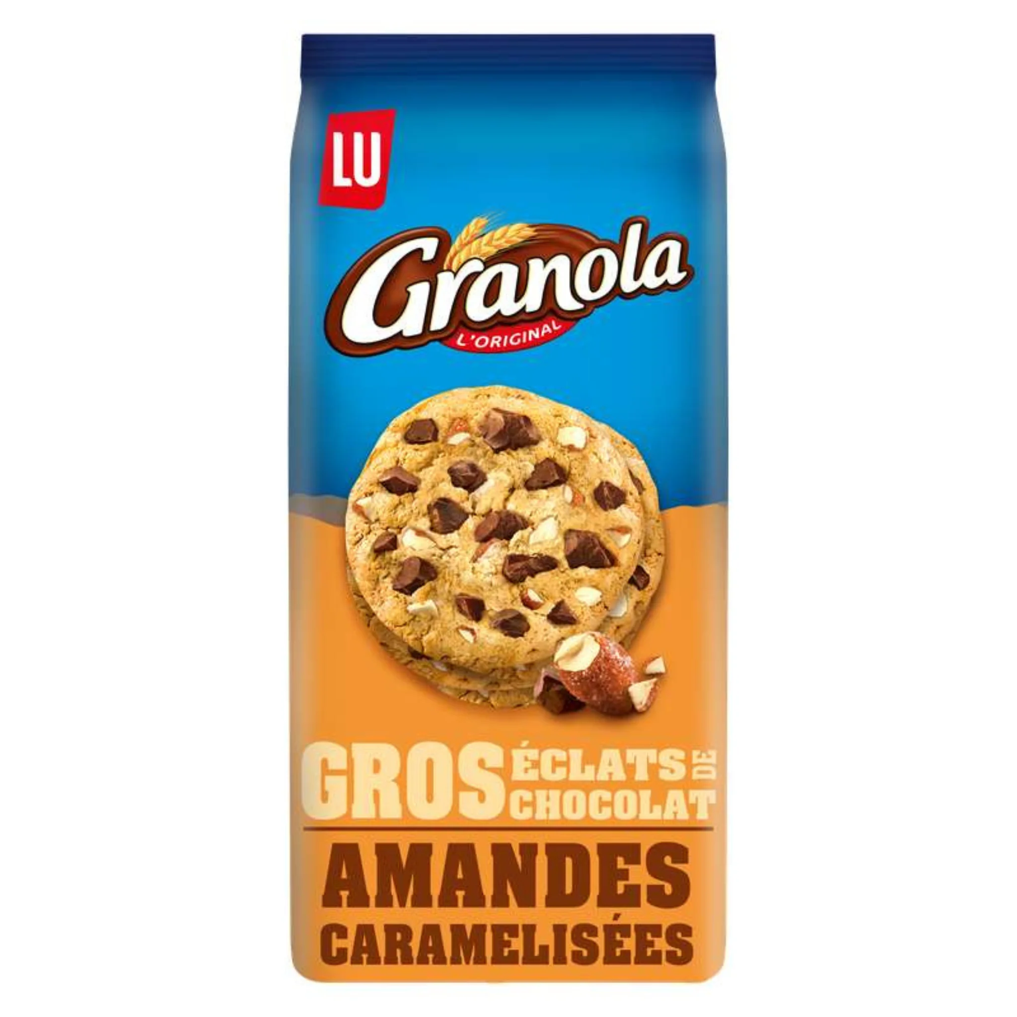 LU Granola Cookies Gros Éclats Chocolat et Amandes 184g -A53