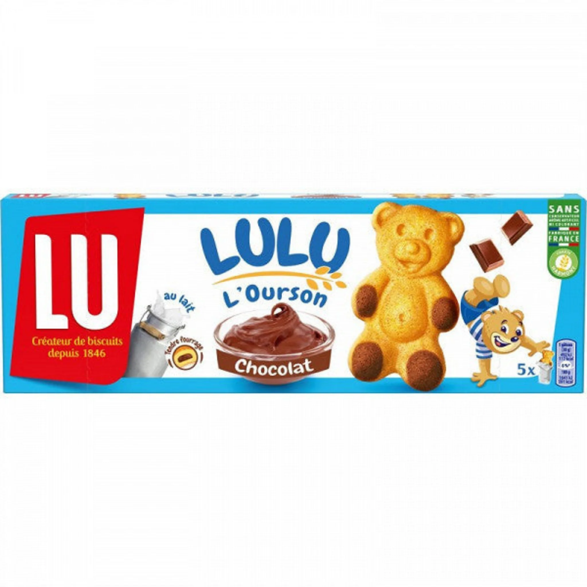 LU Oursons Chocolat 5x30g -A62