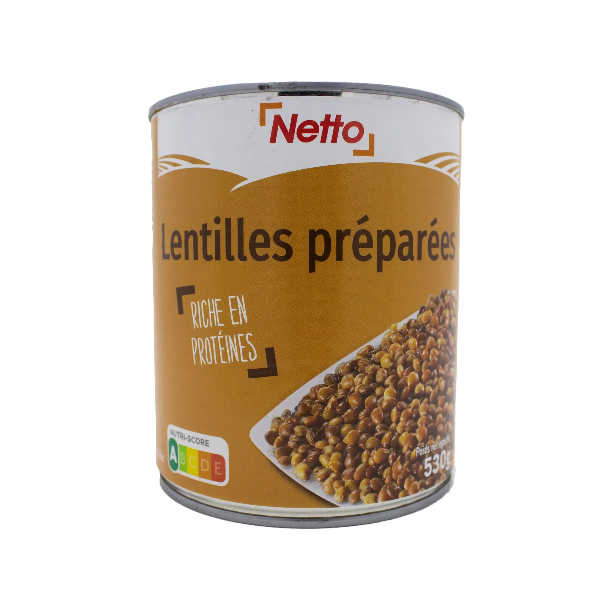 NETTO Lentilles préparées 530g -I63