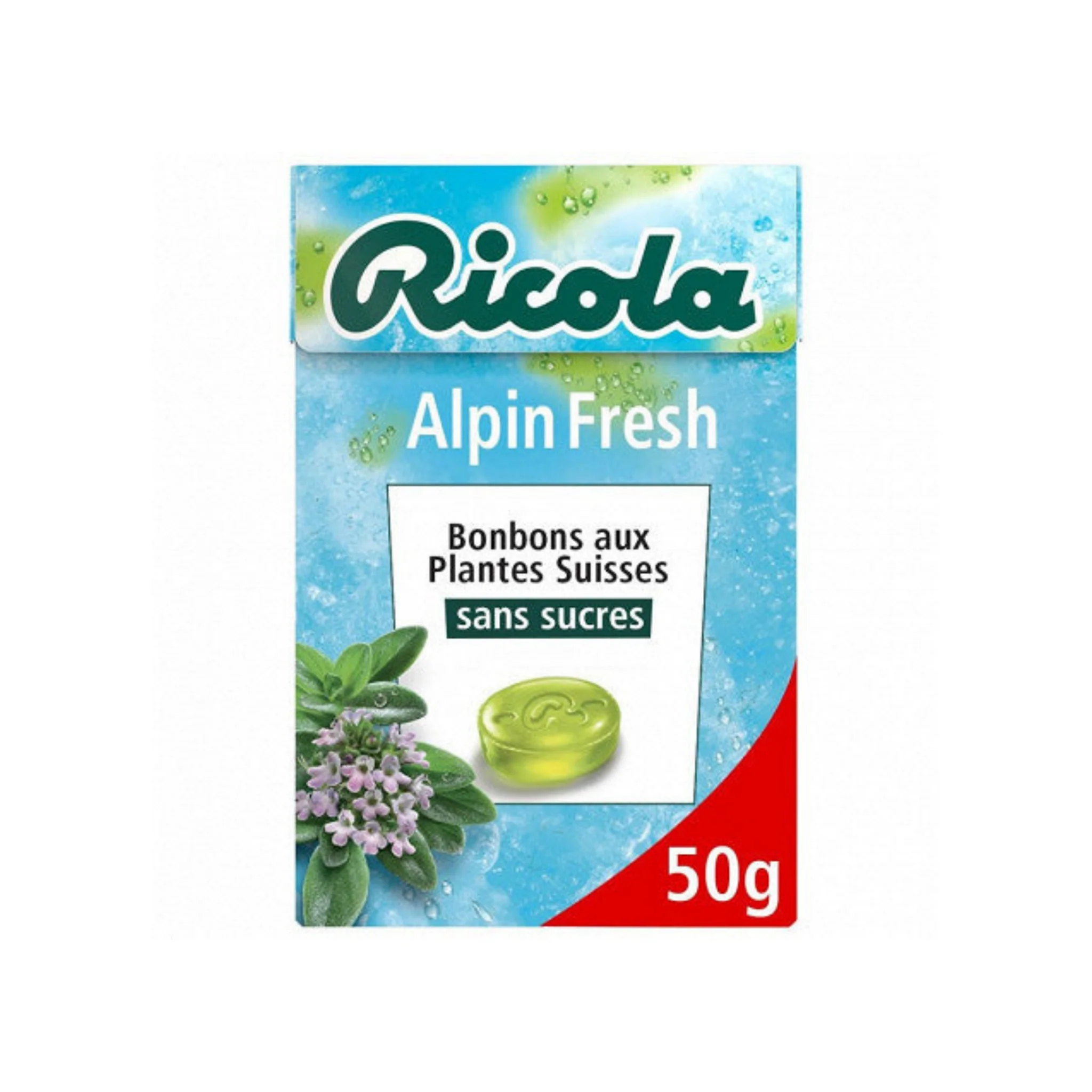 RICOLA Alpin fresh sans sucres 50 G -B11