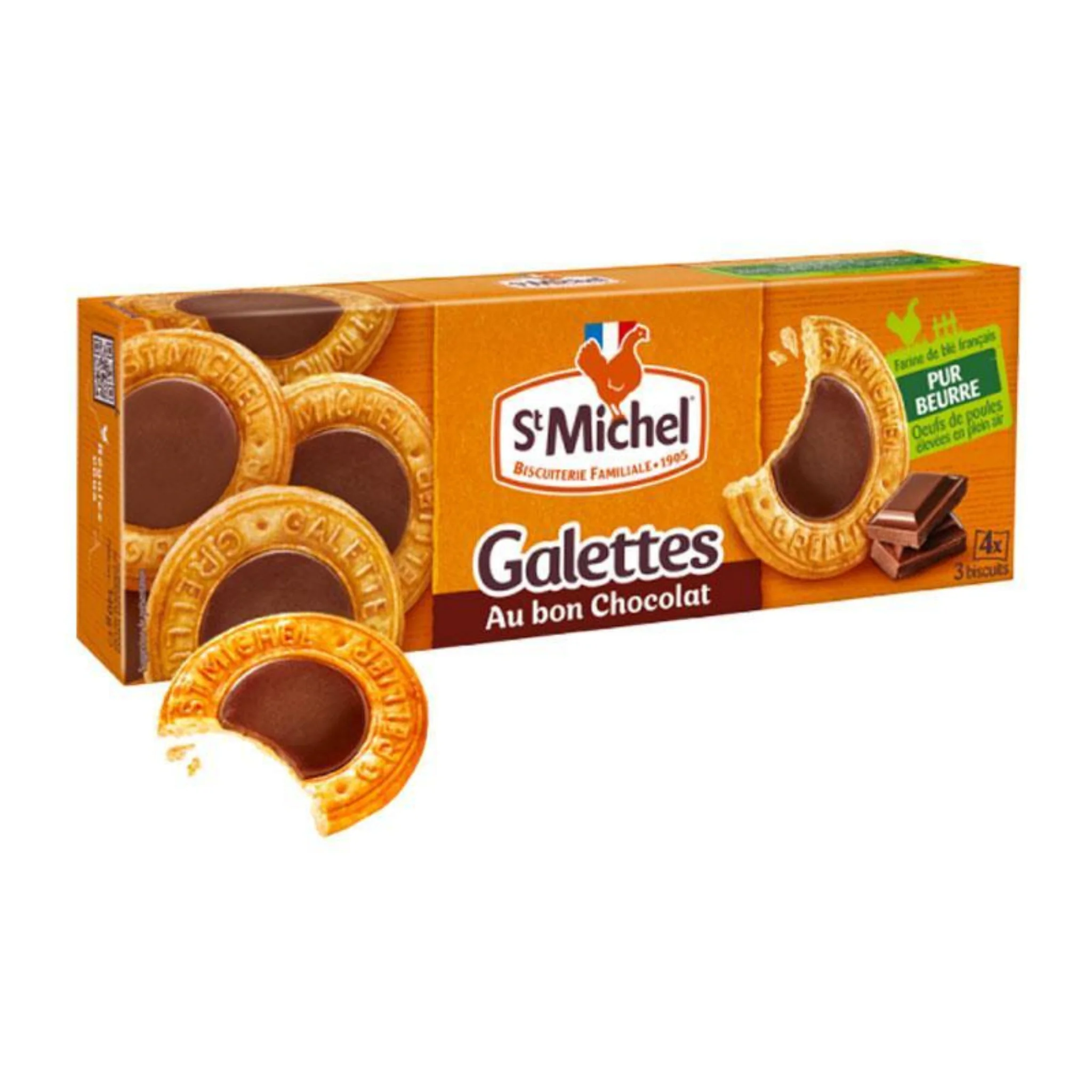 SAINTMICHEL Galette Au Bon Chocolat 121g -A142
