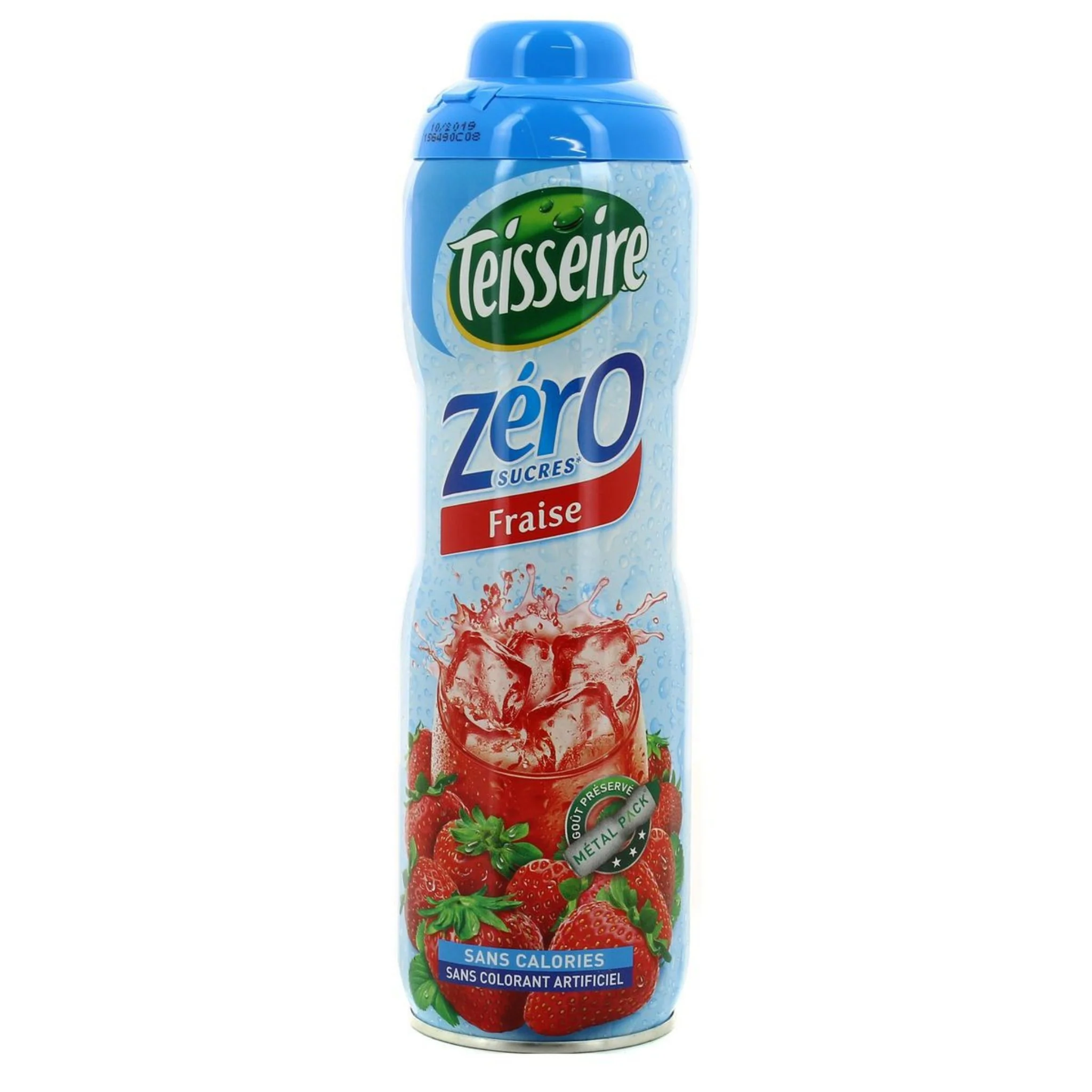 TEISSEIRE Sirop fraise 0% 60cl -F32/30